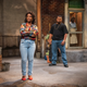 Kierra Bunch, left, as Tonya; Kelvin Roston, Jr. as Hedley; TayLar as Ruby.